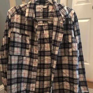 NWT!!! Pacsun Black/White Flannel